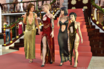 Erin, Hikari, Illania, Ingrid - Gala Dress Old vs New